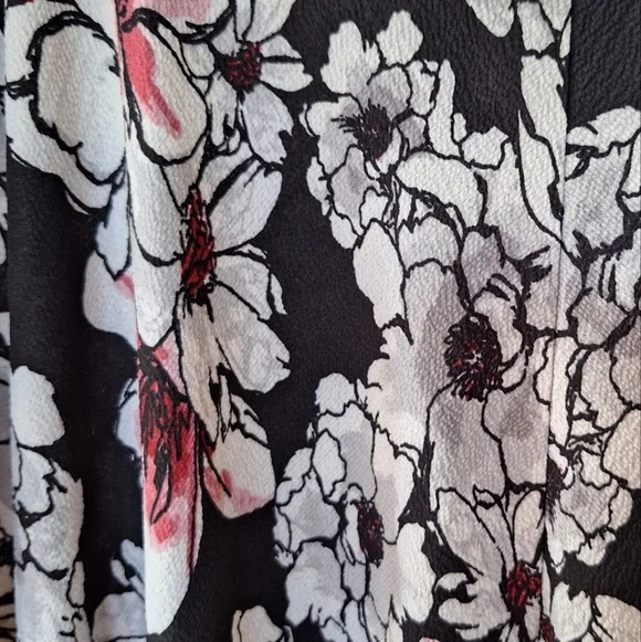 Betsey Johnson Womens High Low Floral Spaghetti Strap Midi Dress Size 2 - Picture 9 of 10